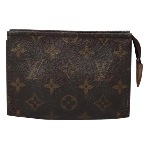 LOUIS VUITTON Monogram Posh Toilette 15 Pouch M47546 LV Auth 119712 - Picture 1 of 16